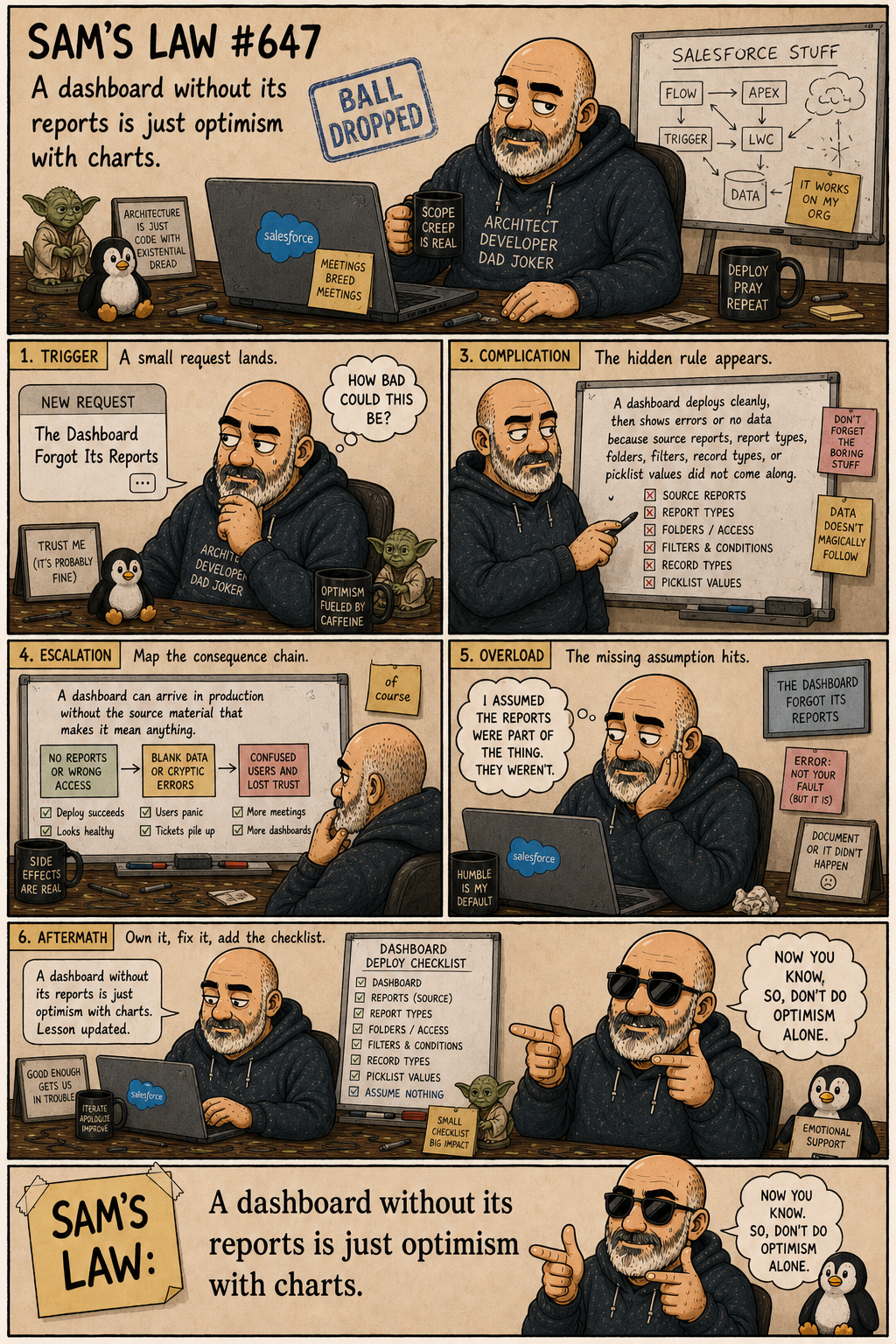 Sam's Law #647: The Dashboard Forgot Its Reports