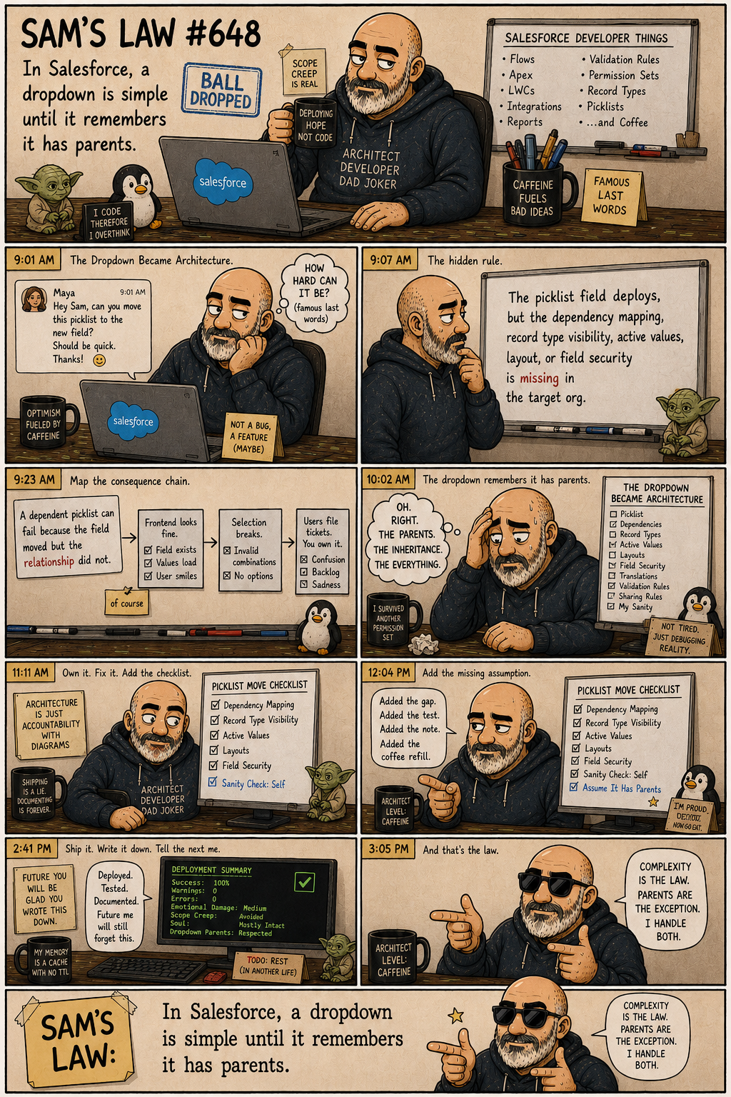 Sam's Law #648: The Dropdown Became Architecture
