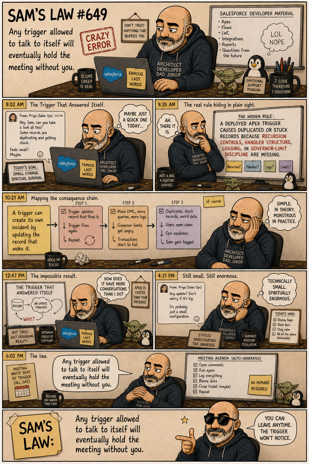 Sam's Law #649: The Trigger That Answered Itself