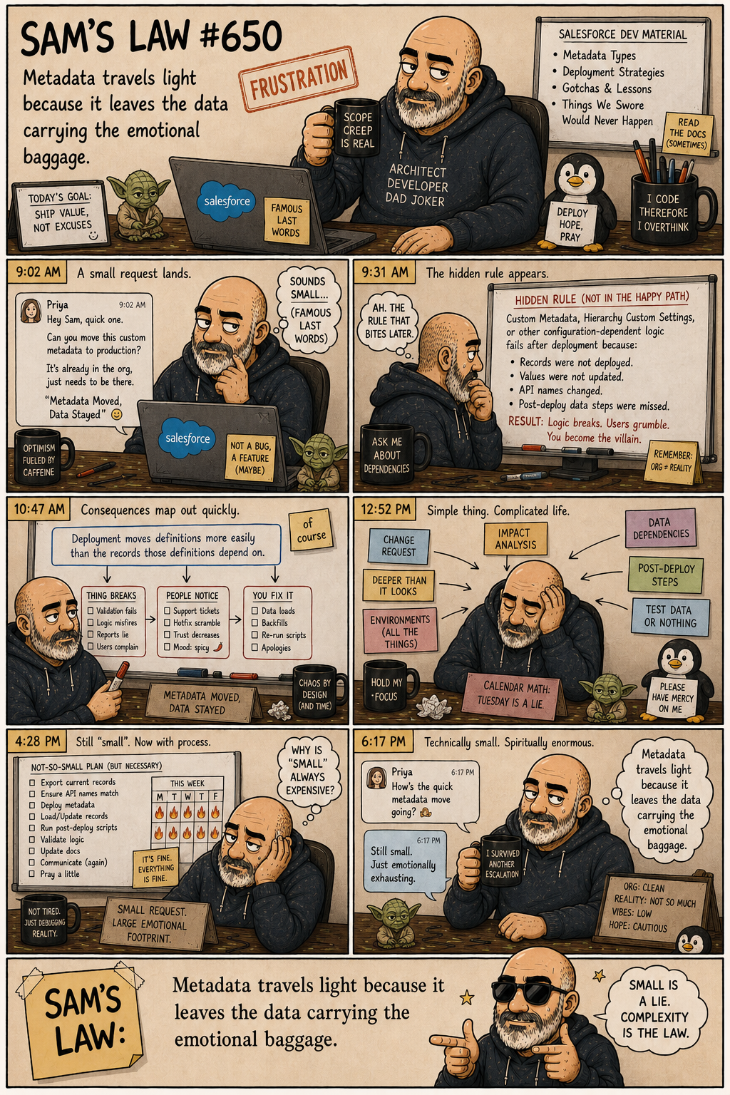 Sam's Law #650: Metadata Moved, Data Stayed