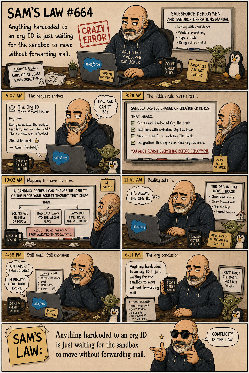 Sam's Law #664: The Org ID That Moved House