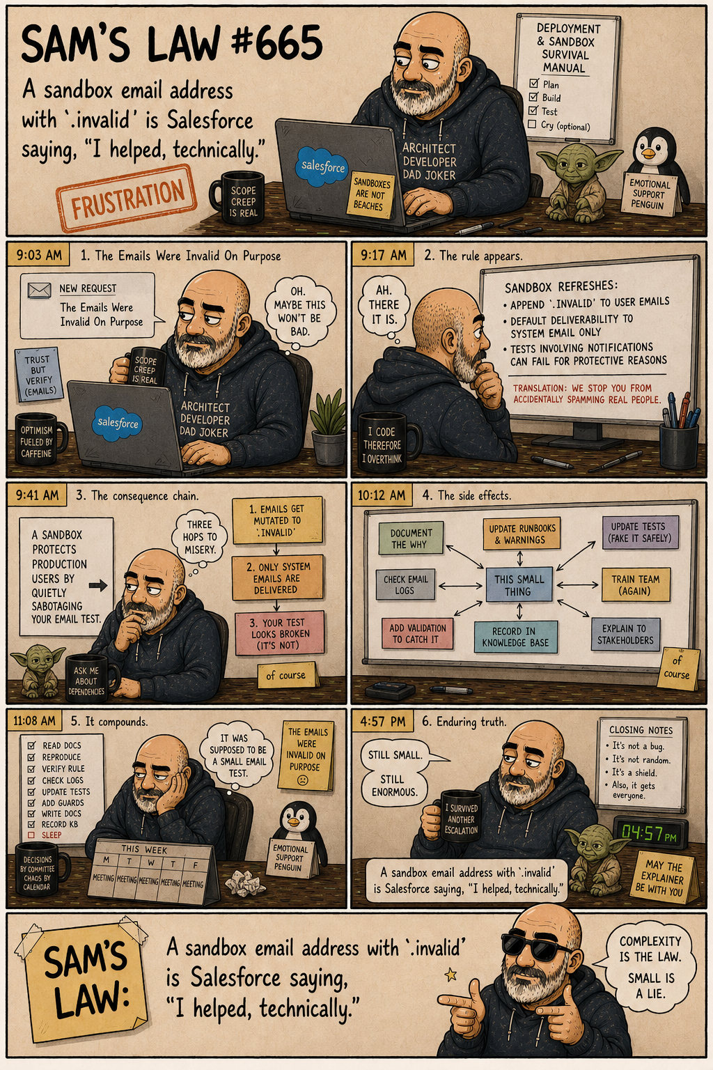 Sam's Law #665: The Emails Were Invalid On Purpose