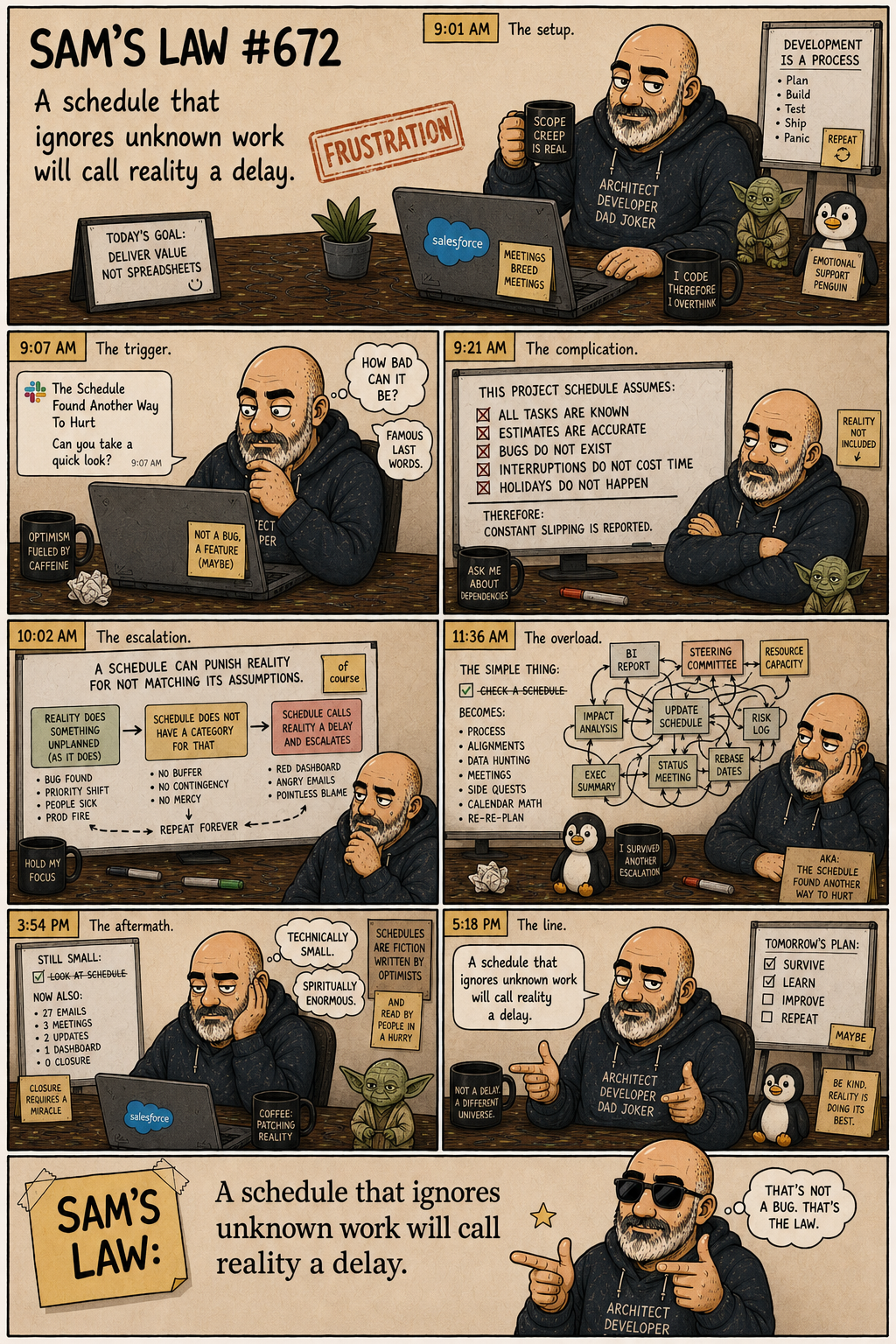Sam's Law #672: The Schedule Found Another Way To Hurt