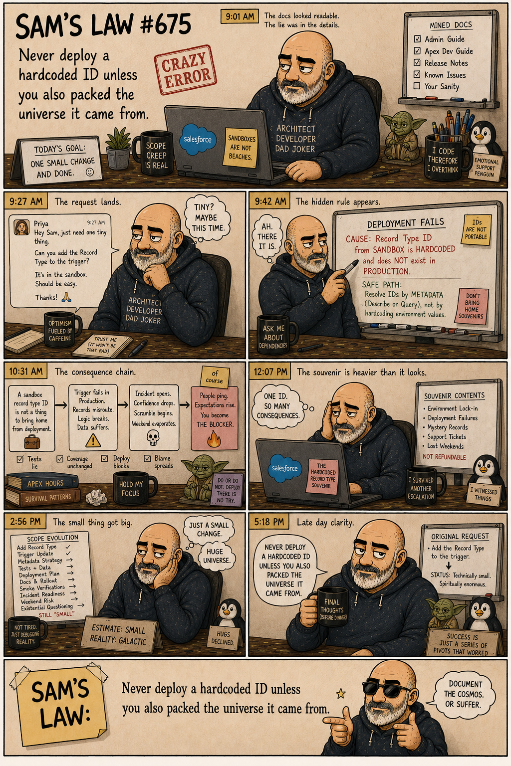 Sam's Law #675: The Hardcoded Record Type Souvenir
