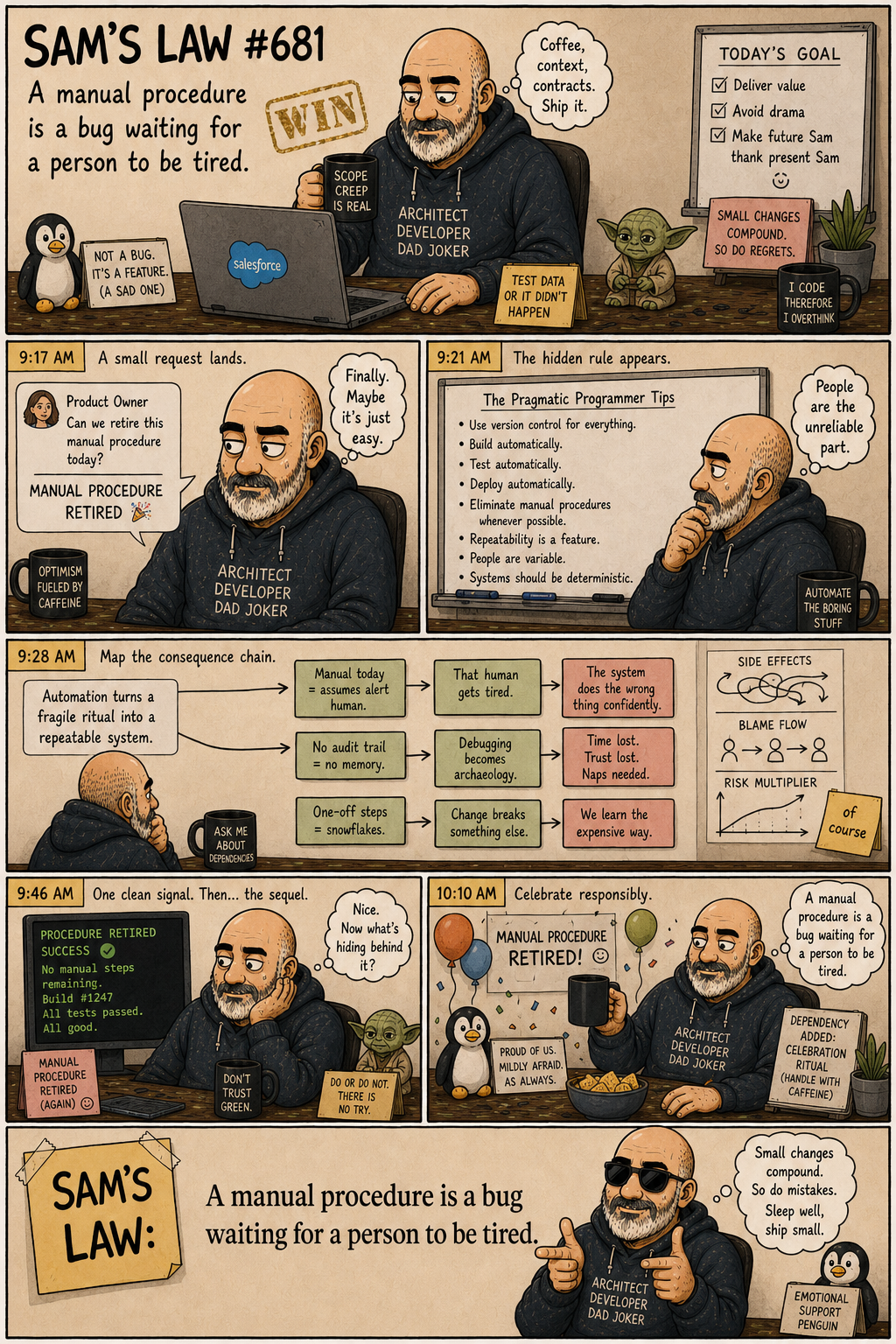Sam's Law #681: Manual Procedure Retired