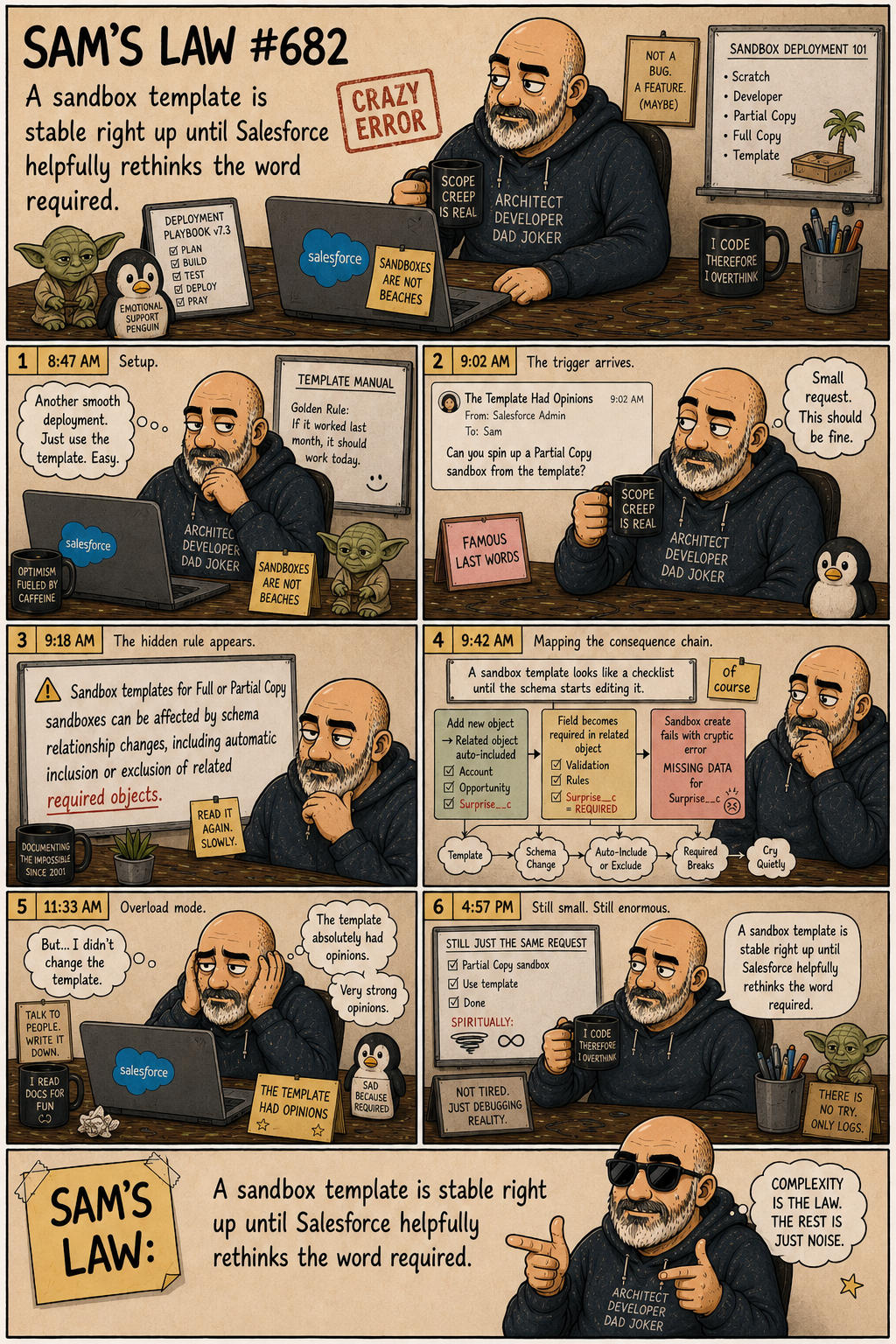 Sam's Law #682: The Template Had Opinions