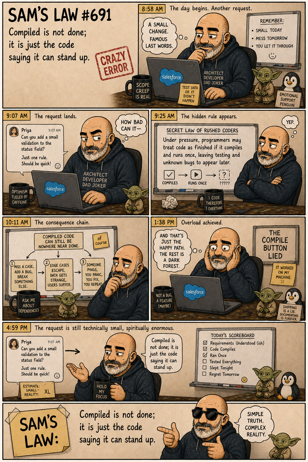 Sam's Law #691: The Compile Button Lied