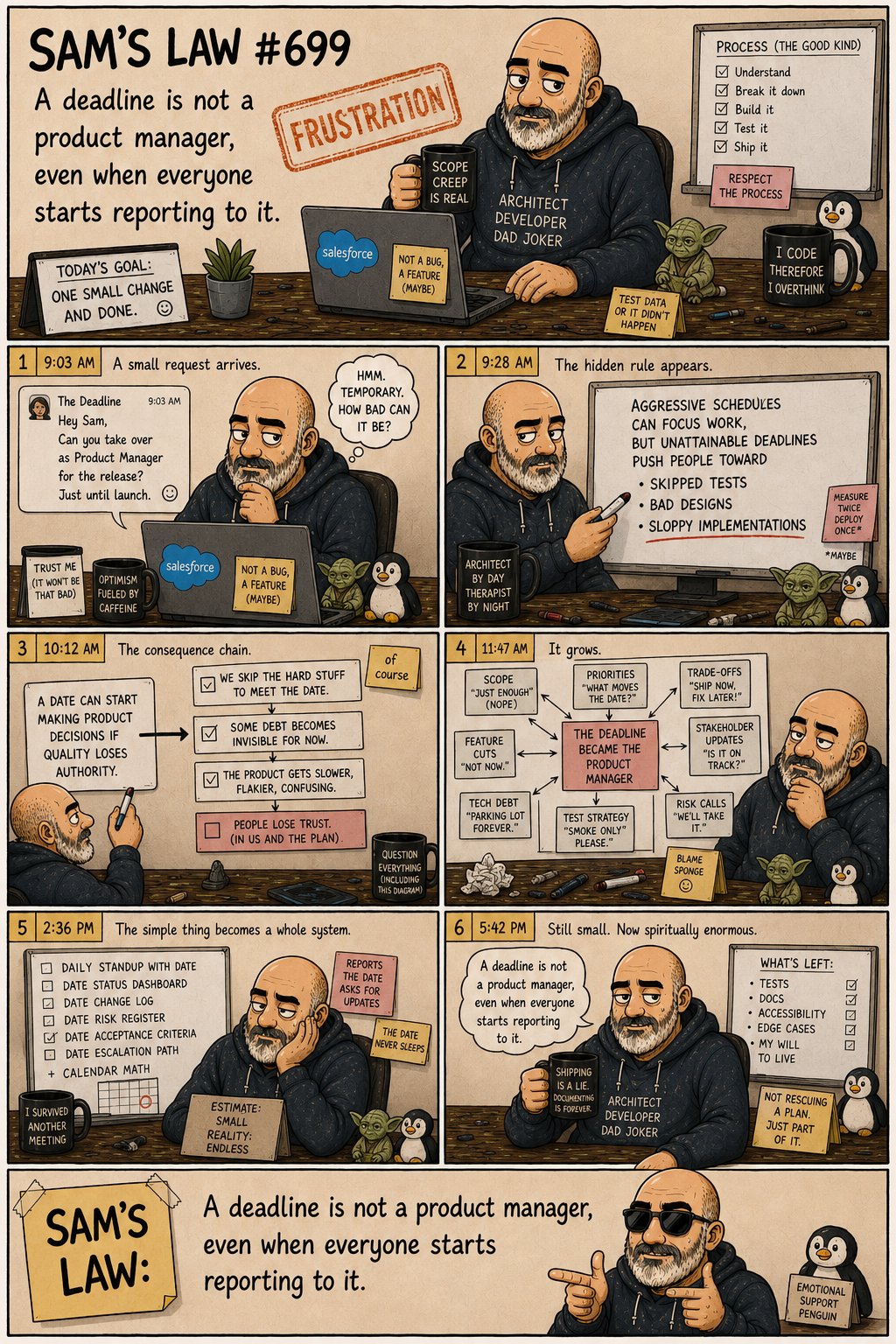 Sam's Law #699: The Deadline Became The Product Manager