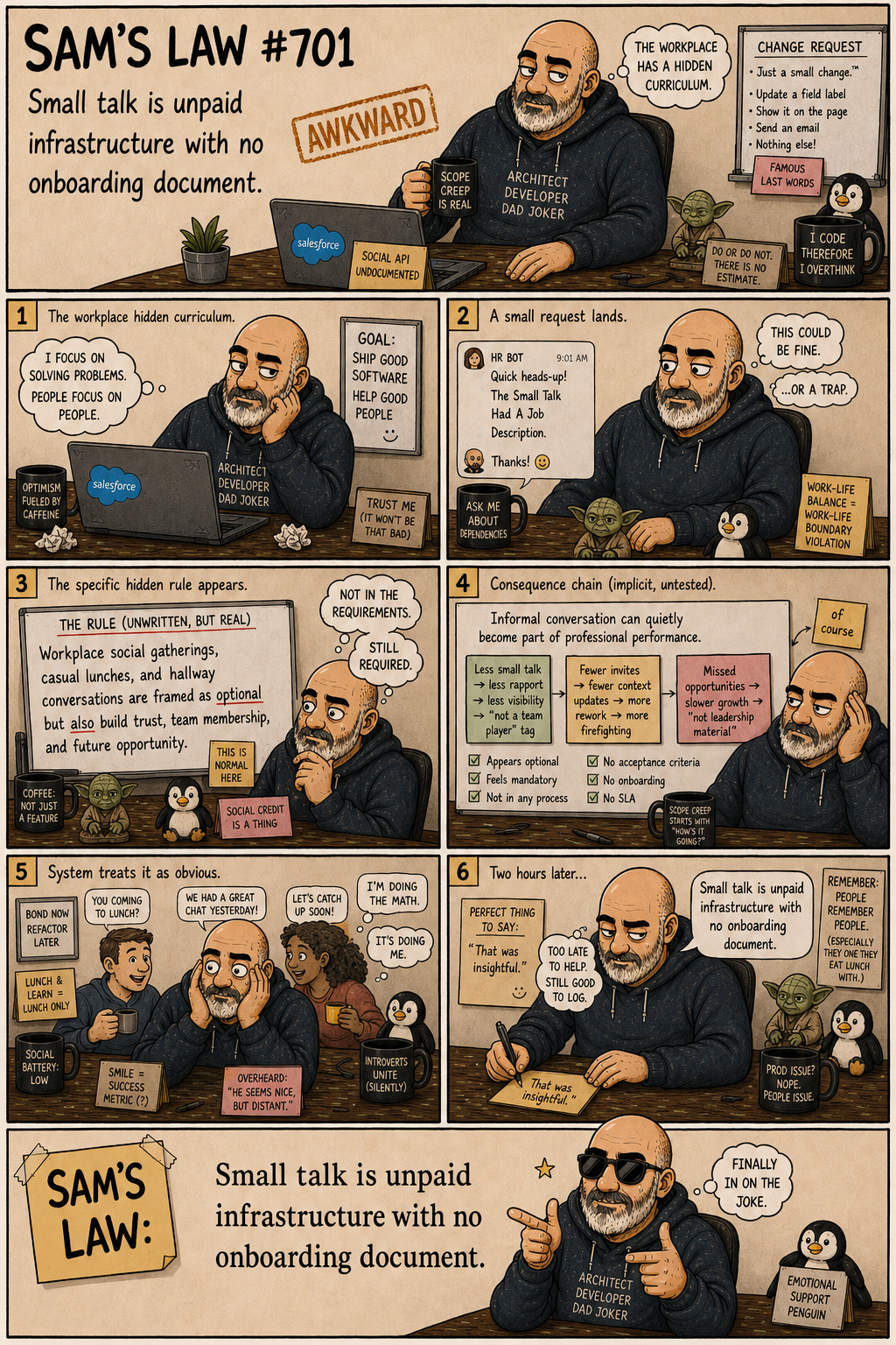 Sam's Law #701: The Small Talk Had A Job Description