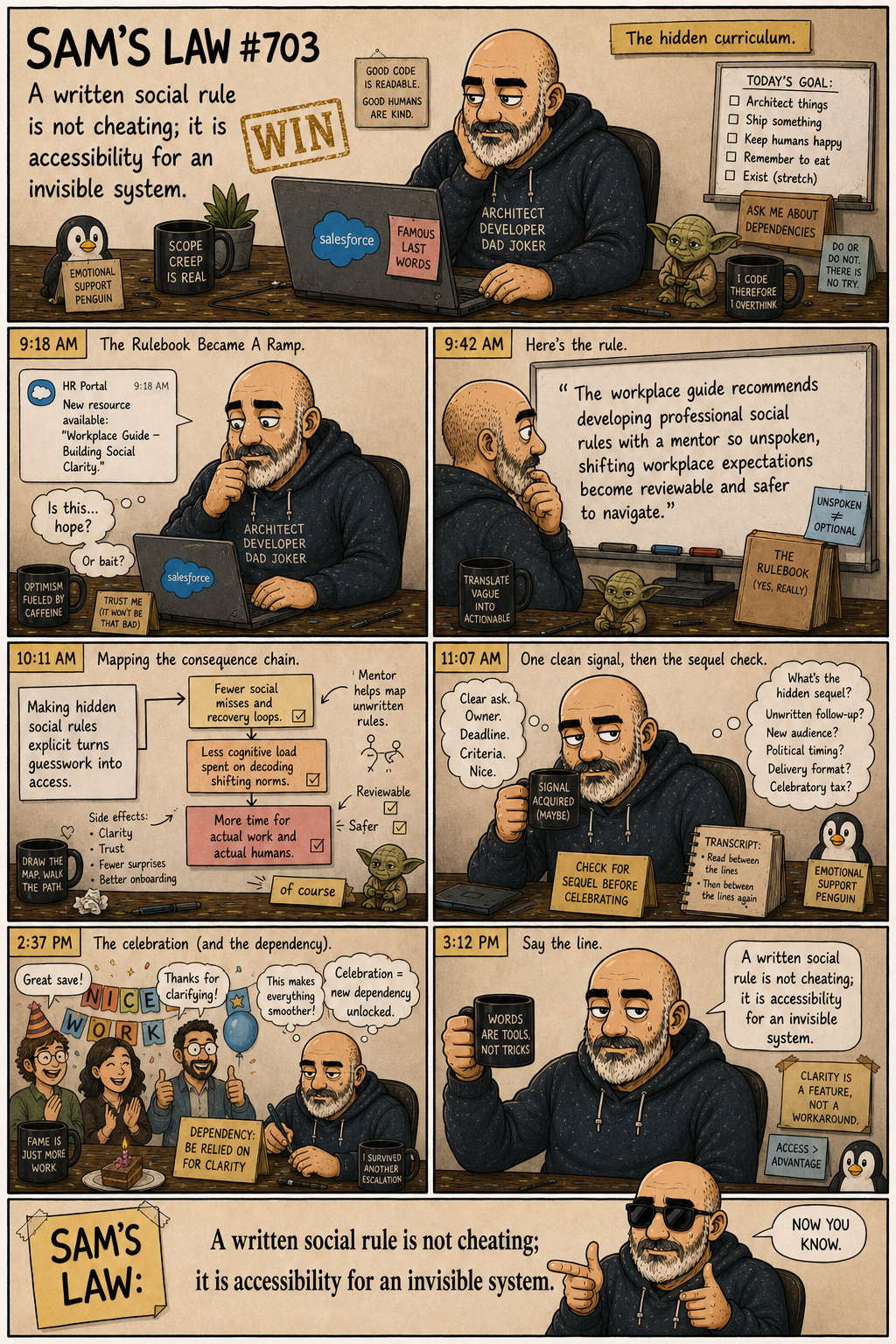 Sam's Law #703: The Rulebook Became A Ramp
