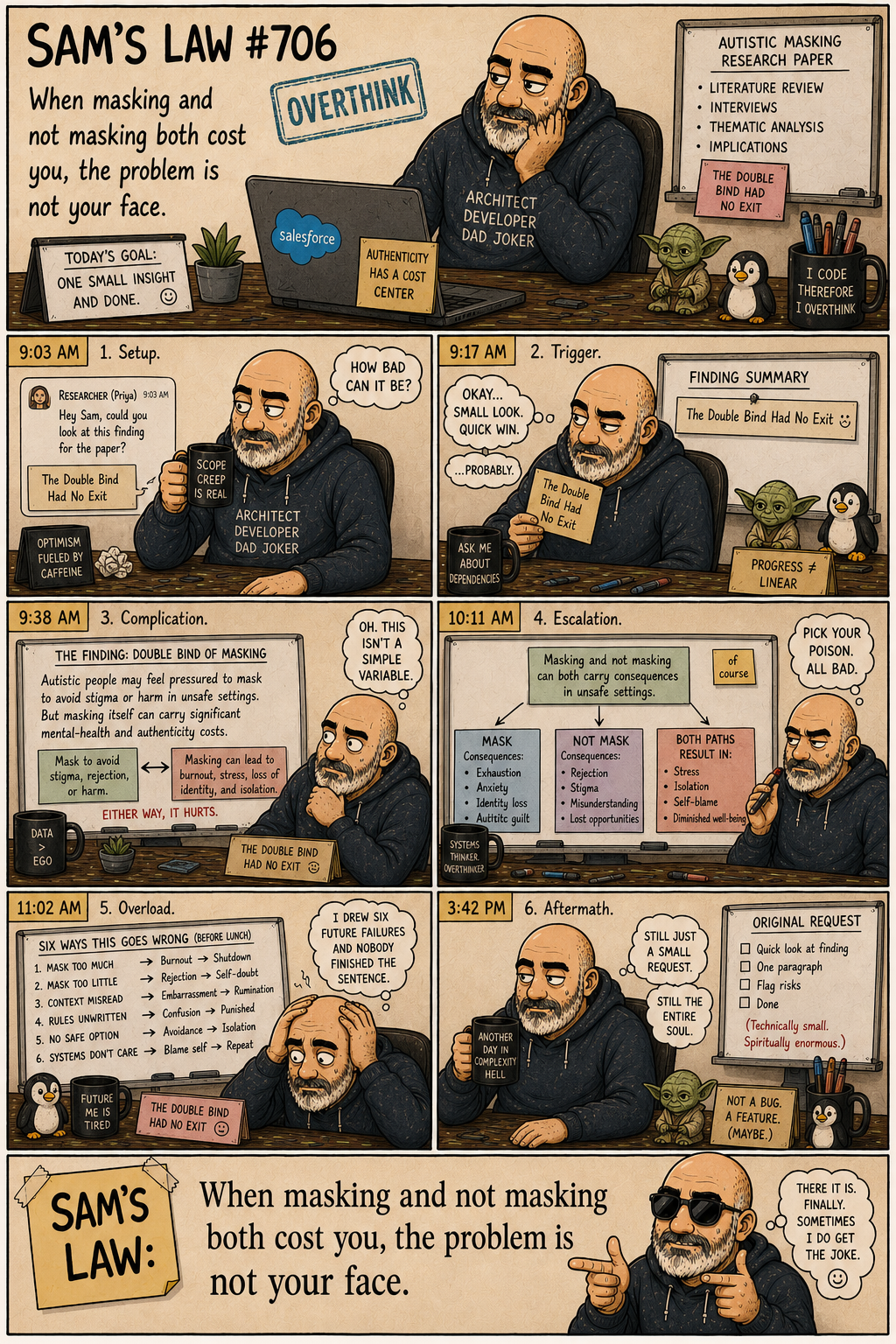 Sam's Law #706: The Double Bind Had No Exit