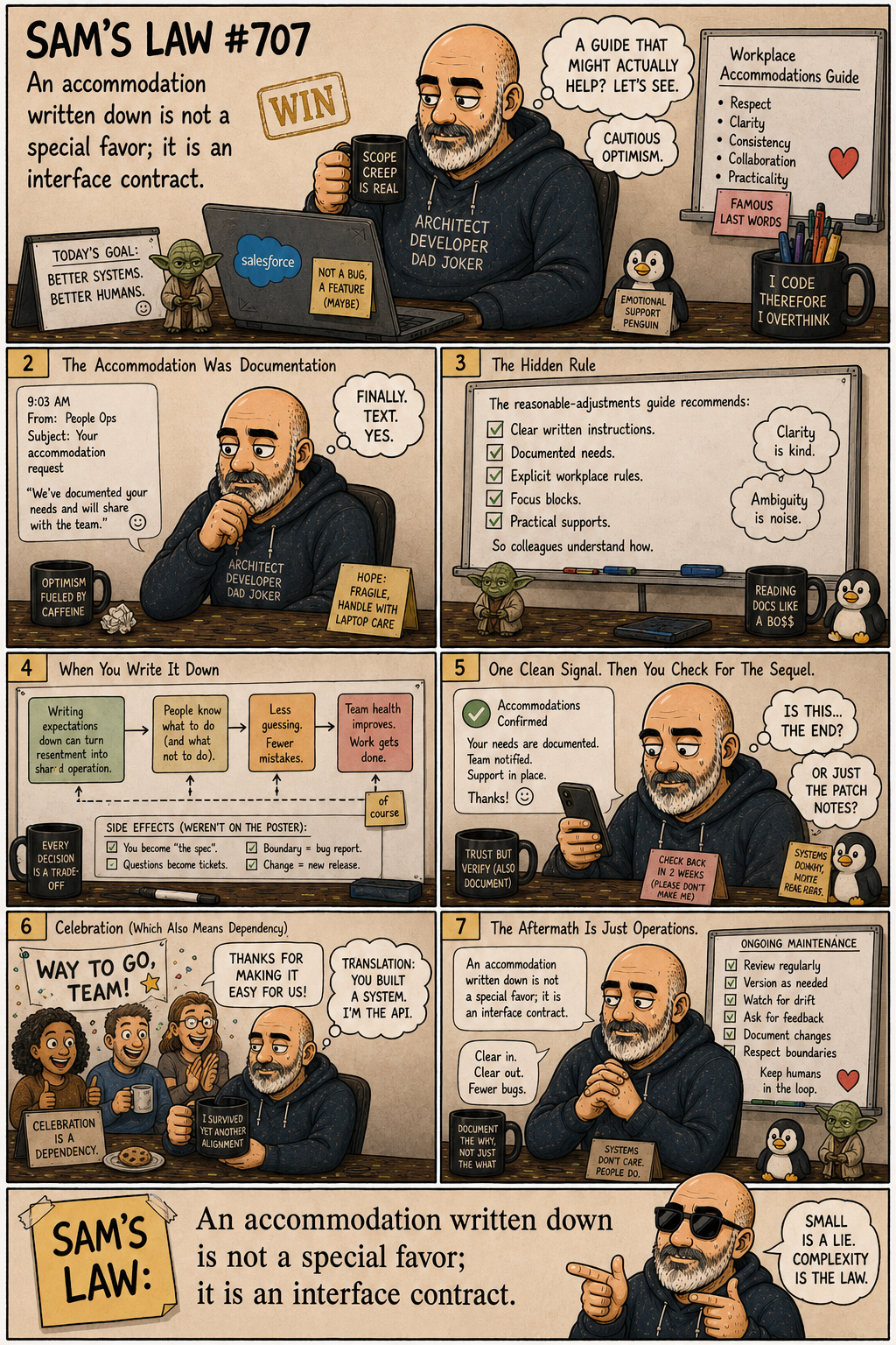 Sam's Law #707: The Accommodation Was Documentation